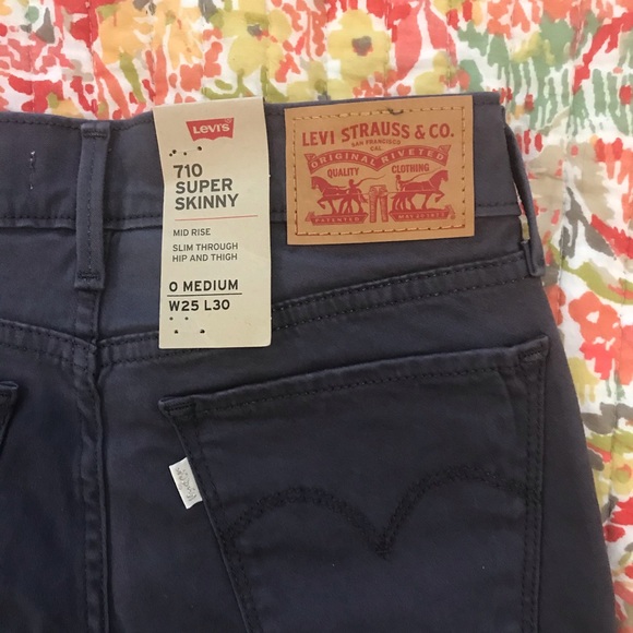 Levi's Denim - LEVI’S 710 SUPER SKINNYJEANS